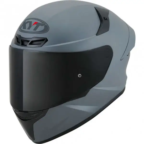 Casco integrale KYT TT-REVO PLAIN E06 Grigio opaco