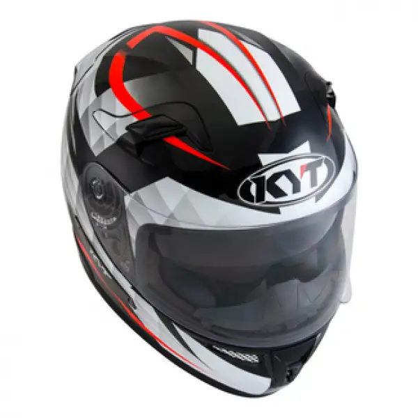 Casco integrale KYT Venom Diamond nero bianco