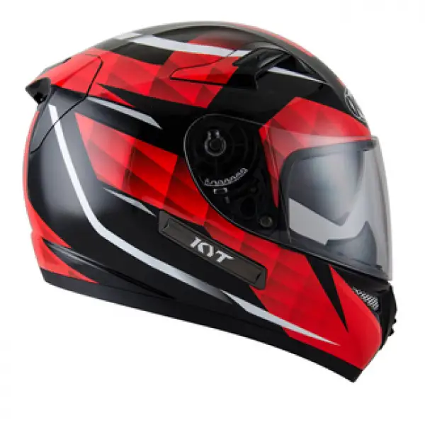 Casco integrale KYT Venom Diamond nero rosso