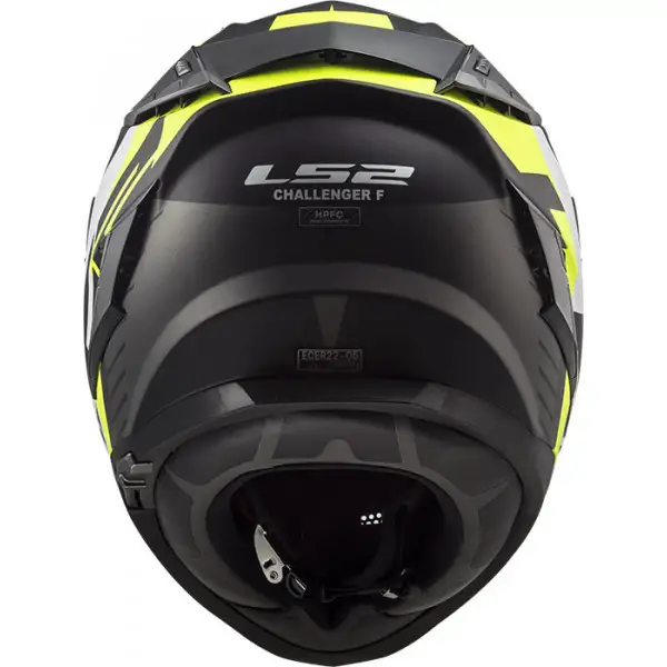 Casco Integrale LS2 FF327 CHALLENGER SQUADRON Giallo fluo opaco