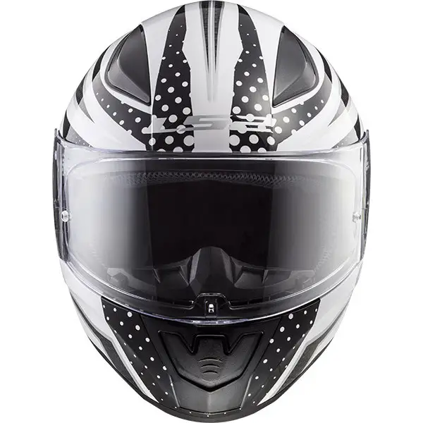 Casco integrale LS2 FF353 RAPID CARBORACE Bianco Nero