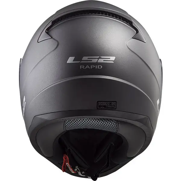 Casco integrale LS2 FF353 RAPID SINGLE MONO Titanio opaco