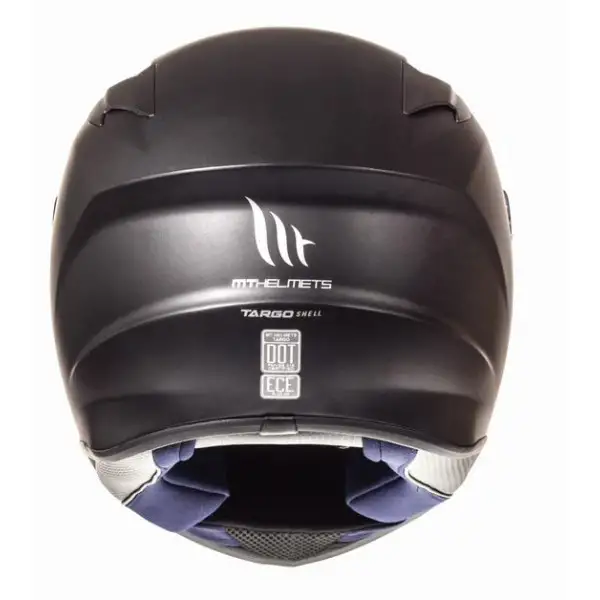 Casco integrale MT Helmets Targo Solid A1 Nero Opaco