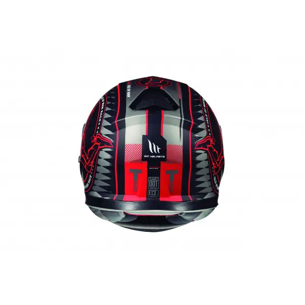 Casco integrale MT Helmets Thunder 3 Sv Isle Of Man B5 Rosso Opaco