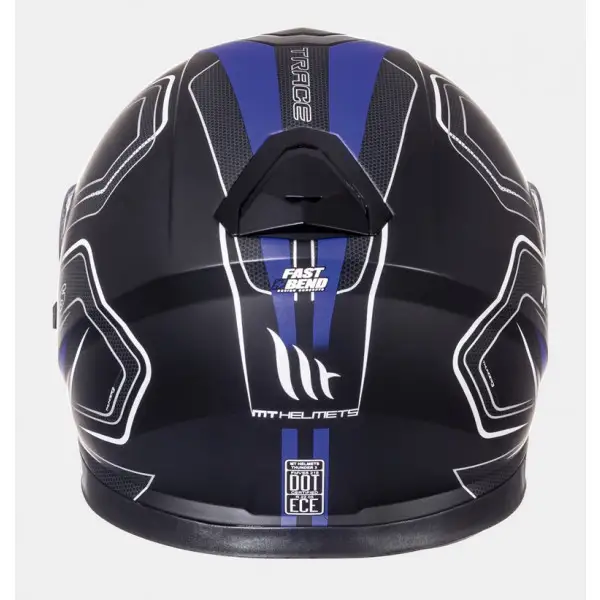 Casco integrale MT Helmets Thunder 3 Sv Trace Nero Blu Opaco