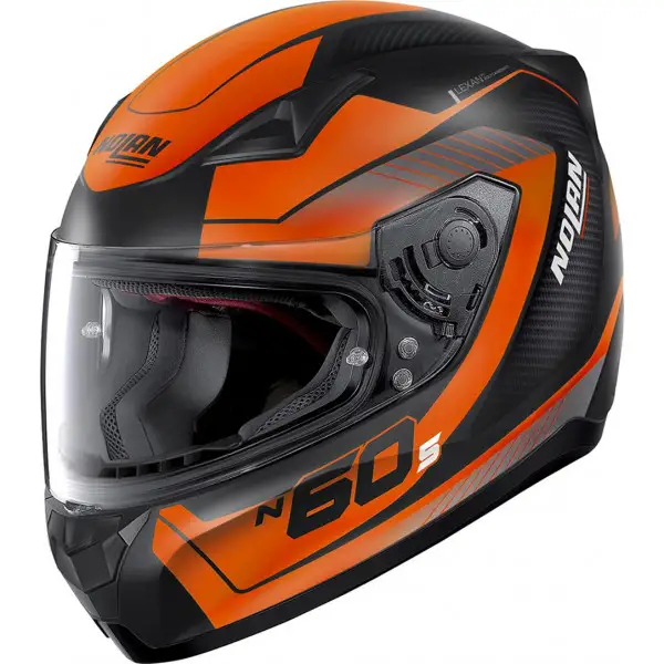 Casco integrale Nolan N60-5 VELES Nero opaco Arancio