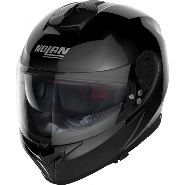 Casco integrale Nolan N80-8 CLASSIC N-COM Nero Lucido