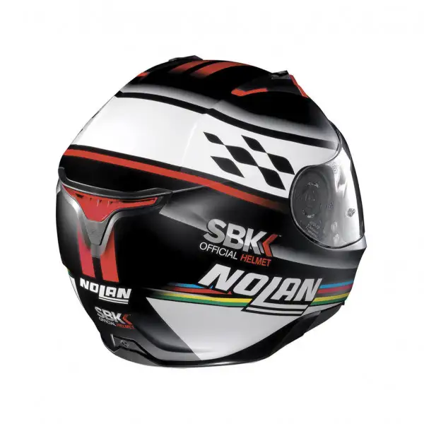 Casco integrale Nolan N87 SBK N-COM Nero Bianco