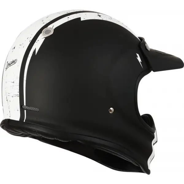 Casco integrale ORIGINE VIRGO SPEED in fibra Bianco Nero Opaco