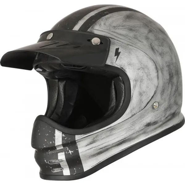 Casco integrale ORIGINE VIRGO SPEED in fibra Nero Grigio Opaco