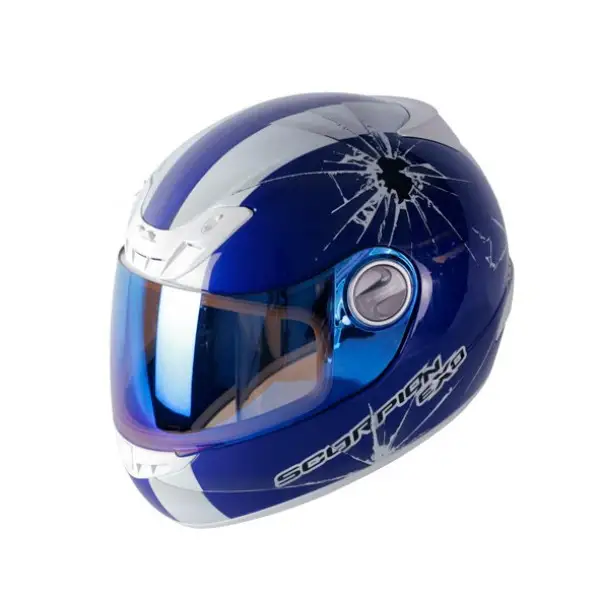 Casco integrale Scorpion Exo 450 Impact Blu