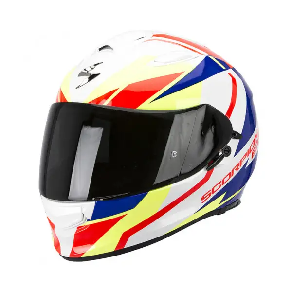 Casco integrale Scorpion Exo 510 Air Fujin Bianco Rosso Blu