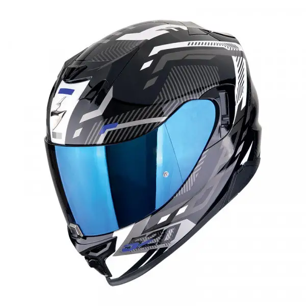 casco integrale Scorpion EXO 520 Evo Air Ranka bianco blu
