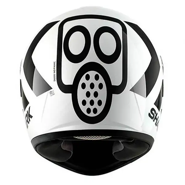 Casco integrale Shark S600 PINLOCK NO PANIC Bianco Nero