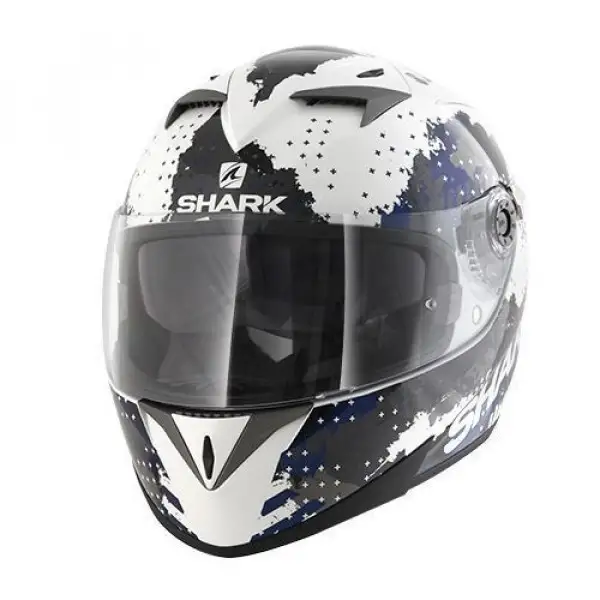 Casco integrale Shark S700-S Squad bianco nero blu