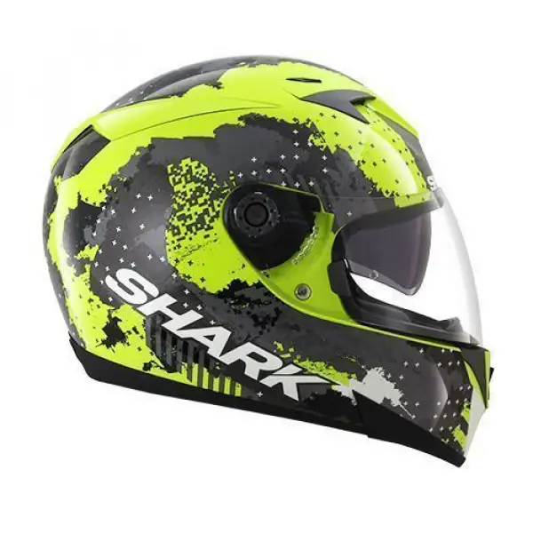 Casco integrale Shark S700-S Squad giallo nero bianco