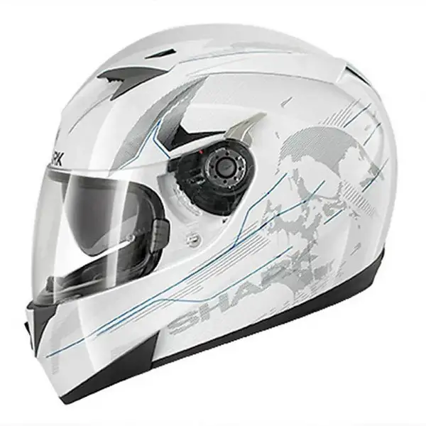 Casco integrale Shark S700 PINLOCK NAKA Bianco Blu