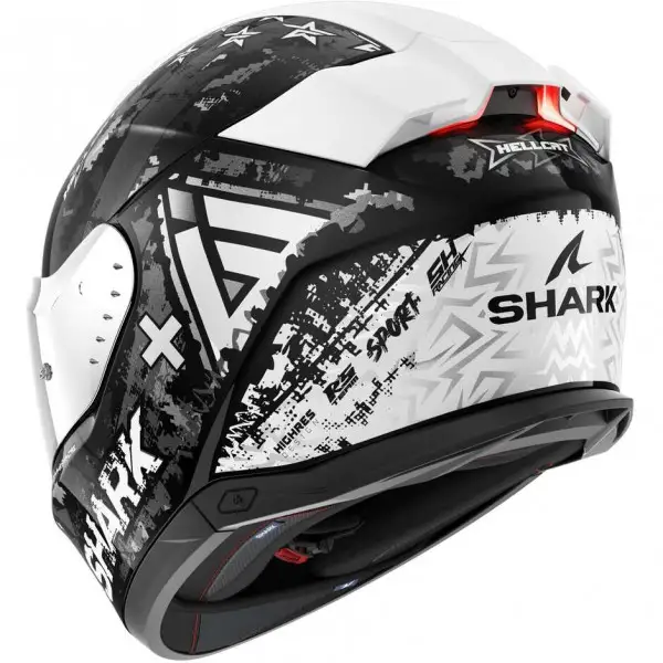 Casco integrale Shark SKWAL i3 HELLCAT Nero Argento