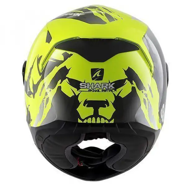 Casco integrale Shark SKWAL Instinct High Vis giallo nero