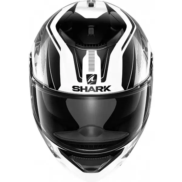 Casco integrale Shark Spartan 1.2 Karken in fibra Bianco Nero