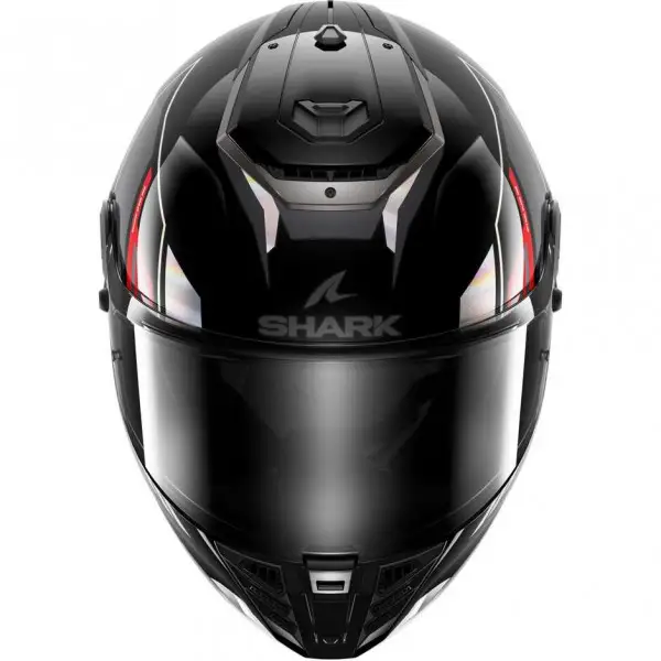 Casco integrale Shark SPARTAN RS BYRHON in fibra Nero irridiscente Rosso
