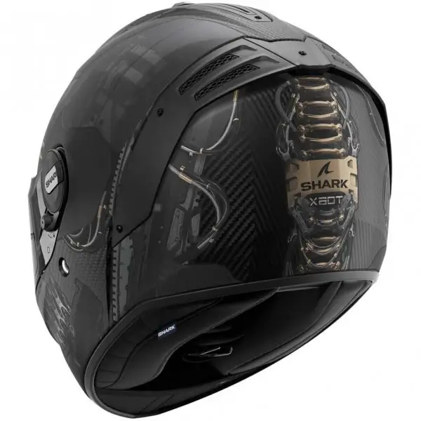 Casco integrale Shark SPARTAN RS CARBON XBOT in fibra Opaco Carbon Antracite Cupper