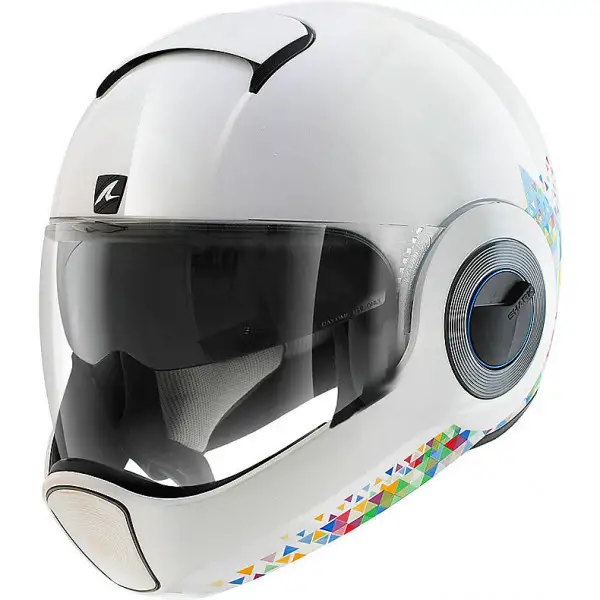 Casco integrale Shark Vantime doppia visiera FARREL Bianco Verde