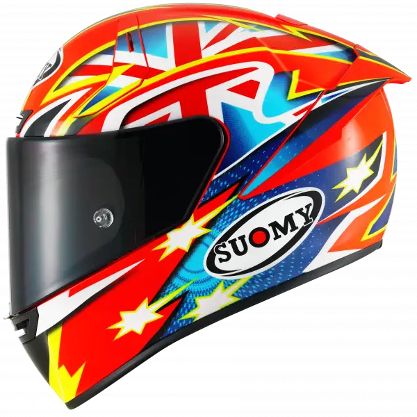 Casco integrale Suomy SR-GP EVO FULLSPEED E06 in fibra Multicolor