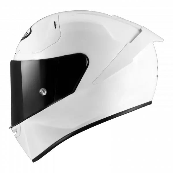 Casco integrale Suomy SR-GP EVO PLAIN E06 in fibra Bianco perla