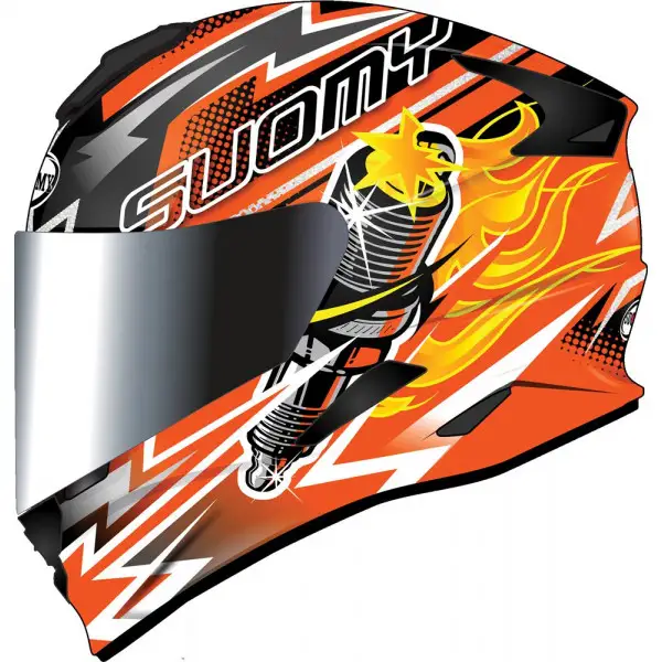 Casco integrale Suomy Stellar Boost Arancio