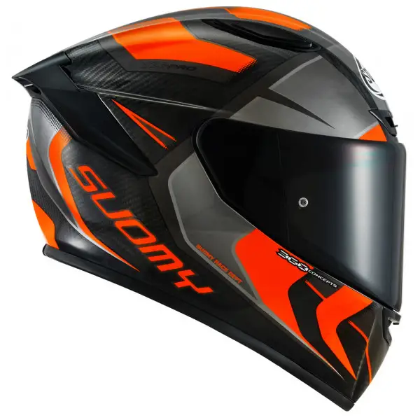 Casco integrale Suomy TX-PRO ADVANCE in carbonio Arancione fluo