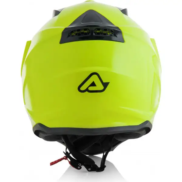 Casco integrale touring Acerbis Reactive in fibra Giallo fluo