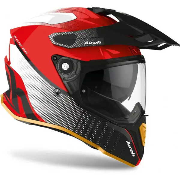 Casco integrale touring Airoh Commander Progress in fibra Special Edition Rosso