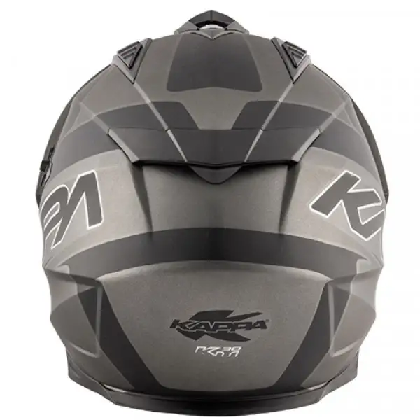 Casco integrale touring Kabba KV30 Enduro Flash Titanio Opaco Nero