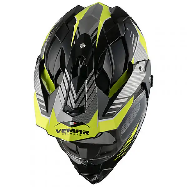 Casco integrale touring Vemar KONA EXPLORER Giallo Fluo