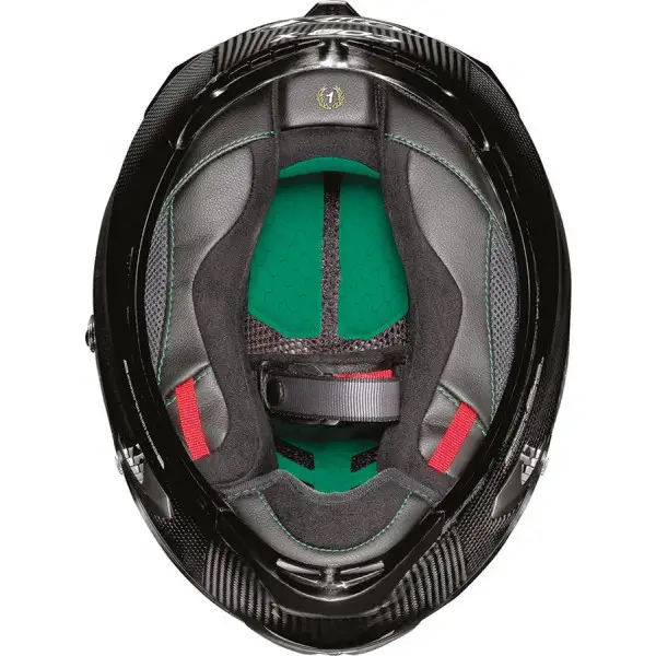 Casco integrale X-Lite X-803 Ultra Carbon MASTERY in fibra Nero Carbon Rosso