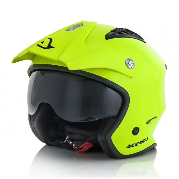 Casco jet Acerbis Aria Giallo fluo