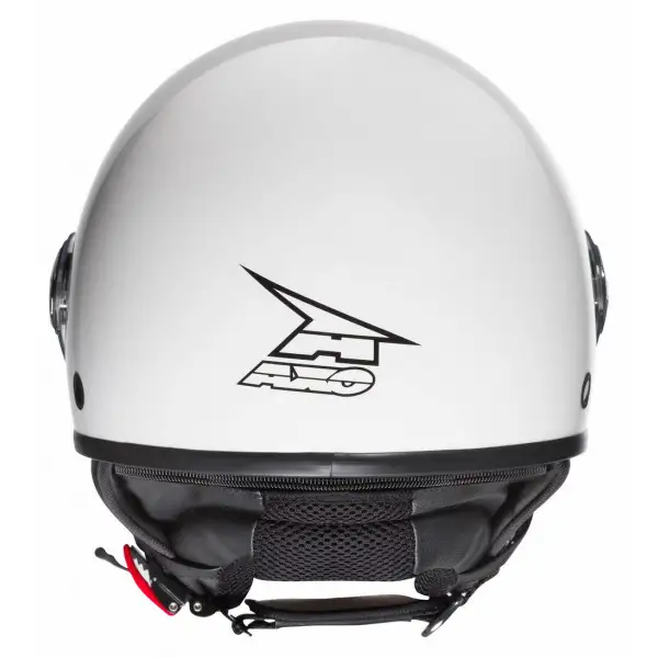 Casco jet Axo Subway Basic Bianco lucido