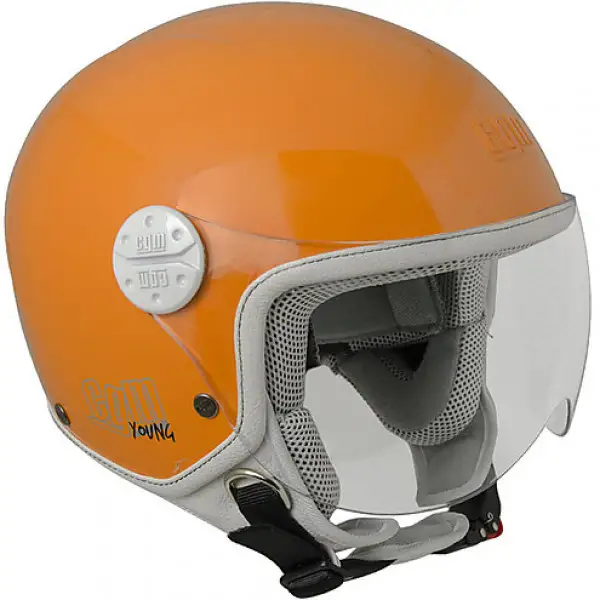 Casco jet bambino CGM Havana Arancio