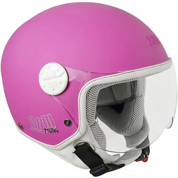 Casco jet bambino CGM Havana Fucsia Opaco