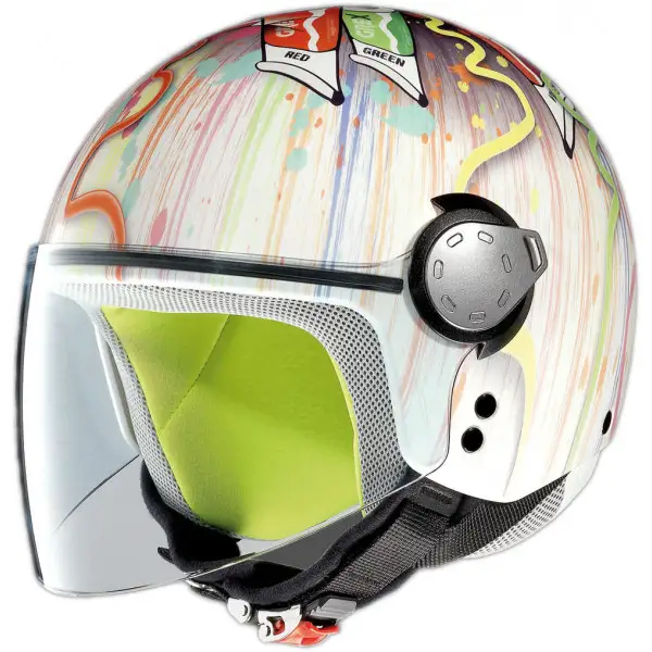 Casco jet bambino Grex G1.1 Fancy TUBES bianco