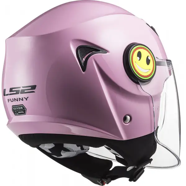 Casco jet bambino LS2 OF602 FUNNY Rosa