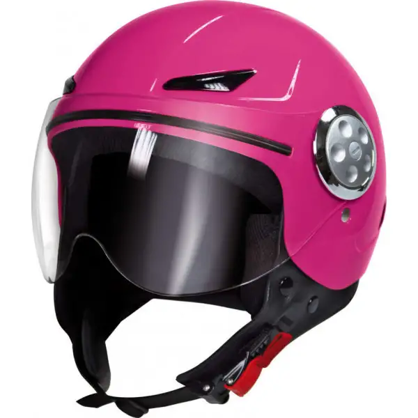 Casco jet Bambino Motocubo Kid Rosa