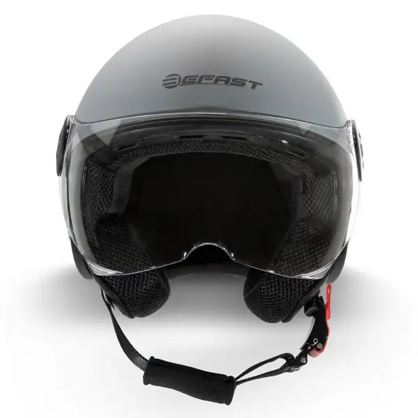 Casco jet Befast RAPID III doppia visiera Grigio Opaco