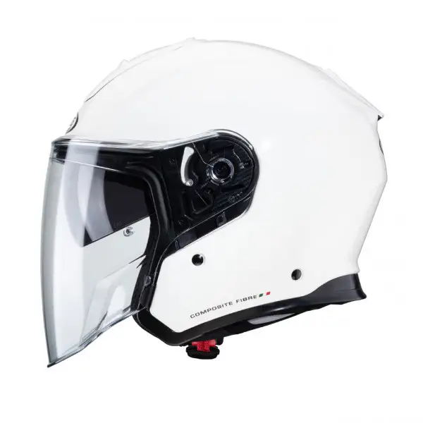 Casco jet CABERG FLYON in fibra Bianco