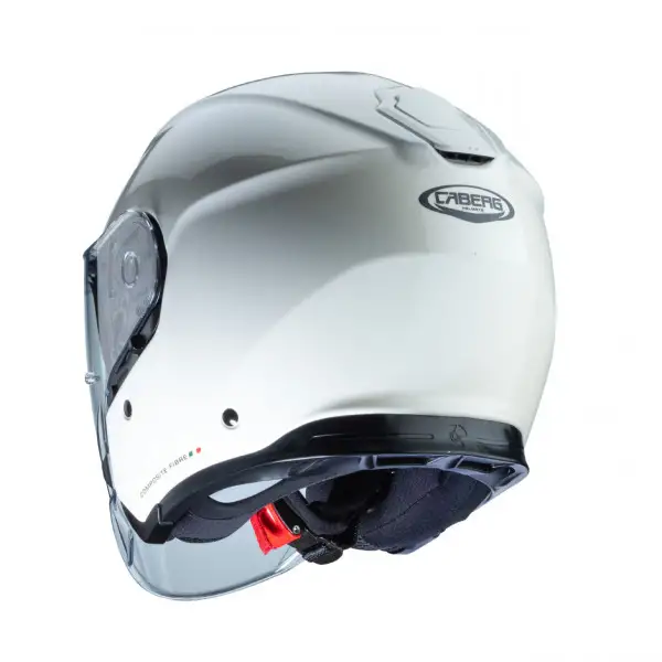 Casco jet CABERG FLYON in fibra Bianco