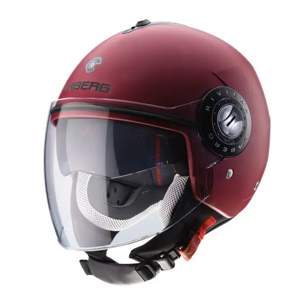 Casco jet Caberg Riviera Rosso Opaco