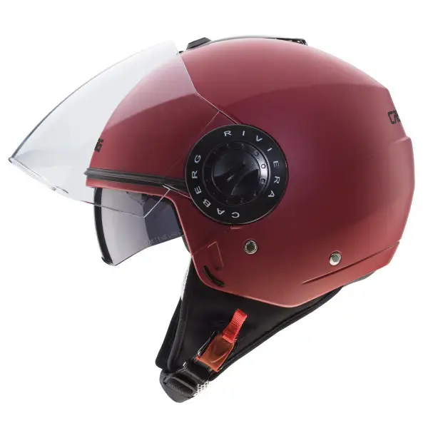 Casco jet Caberg Riviera Rosso Opaco