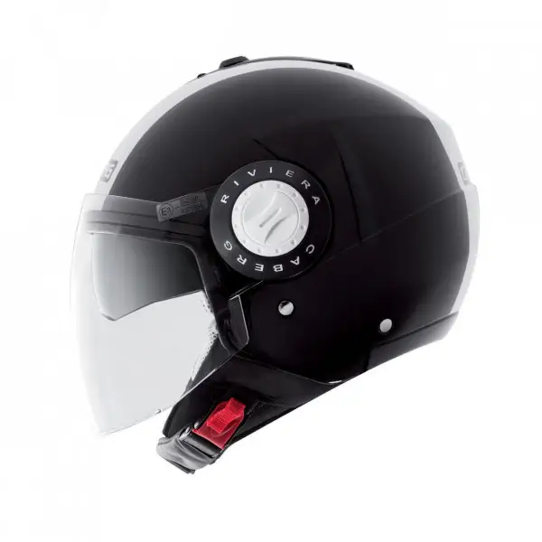 Casco jet Caberg Riviera V3 Legend Nero Bianco