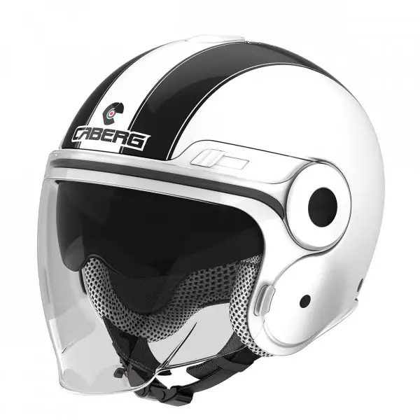 Casco jet Caberg Uptown Legend Bianco Nero